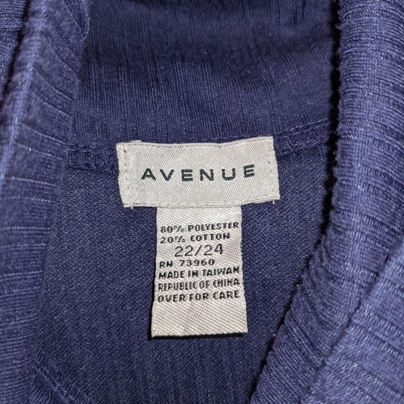 Avenue cowl neck sweater navy - Picture 3 of 3